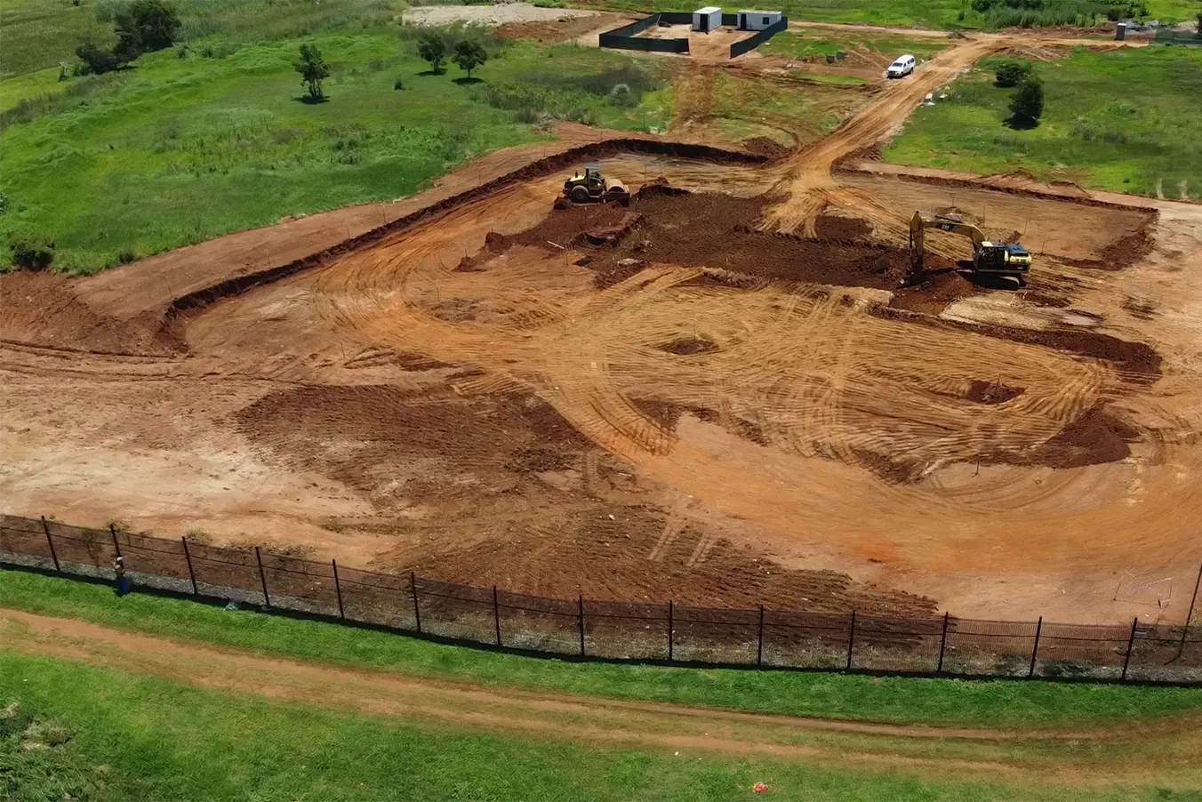 retail-fuel-station-project-kempton-park-start-of-project-engen-evergreens-forecourt new petrol station development kempton park