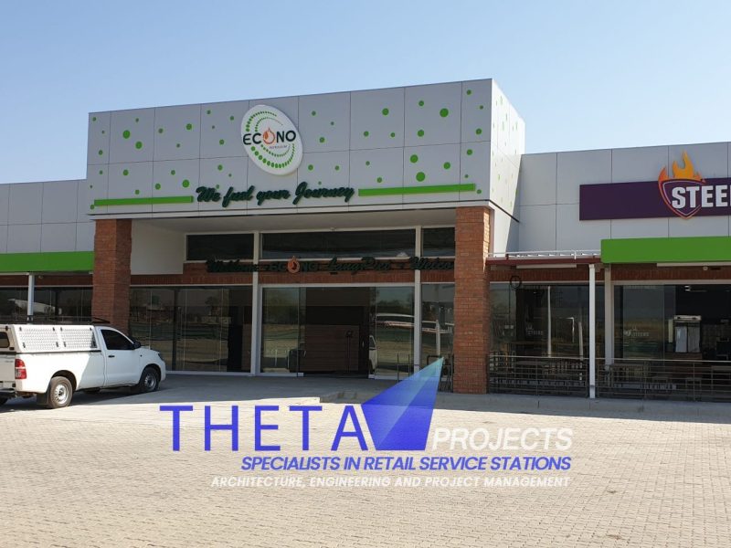 Theta Projects Brand New Site in Brits, North West Province for Client Econo. Brits front entrance hall for Petrol station in Brits 2