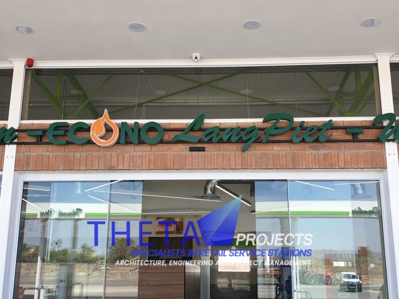 Theta Projects Brand New Site in Brits, North West Province for Client Econo. Brits front entrance hall for Petrol station in Brits FINAL 2