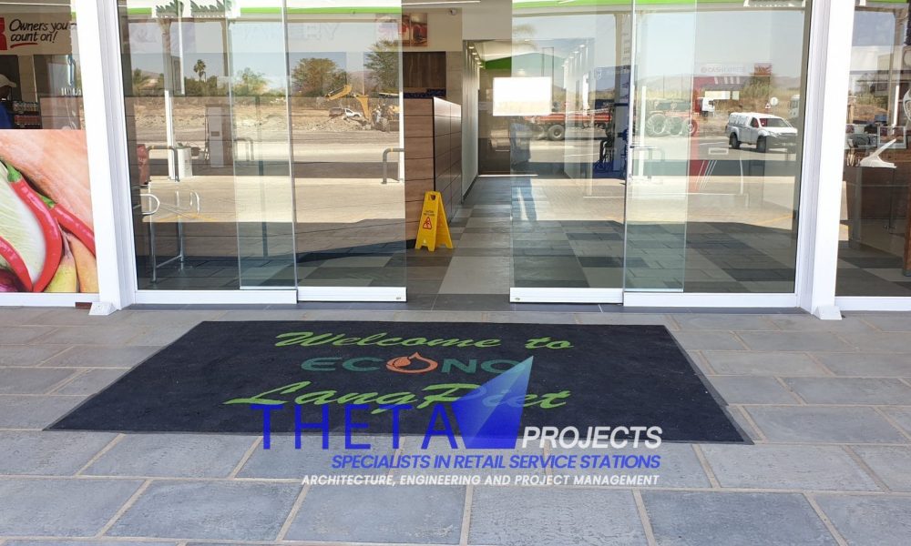 Theta Projects Brand New Site in Brits, North West Province for Client Econo. Brits front entrance hall for Petrol station in Brits FINAL