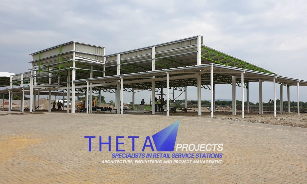 Theta Projects Brand New Site in Brits, North West Province for Client Econo. Petrol Station Development in Brits