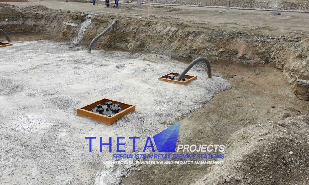 Theta Projects Brand New Site in Brits, North West Province for Client Econo. Pump & Tanks fill up for petrol station Econo 1