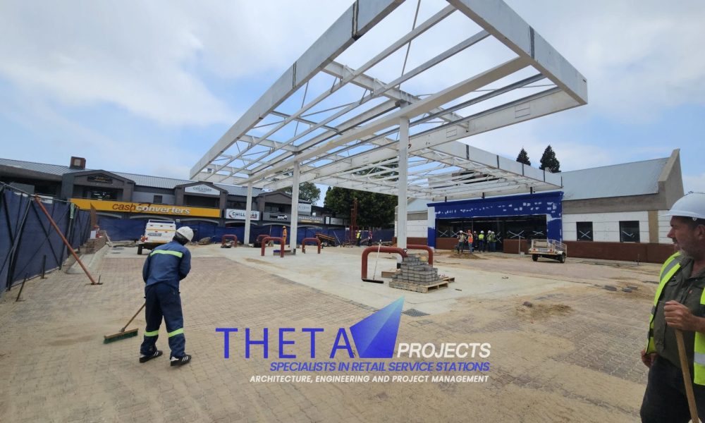 Theta Projects Brand New Site in Sunninghill, Gauteng Province. Development of Petrol station 3