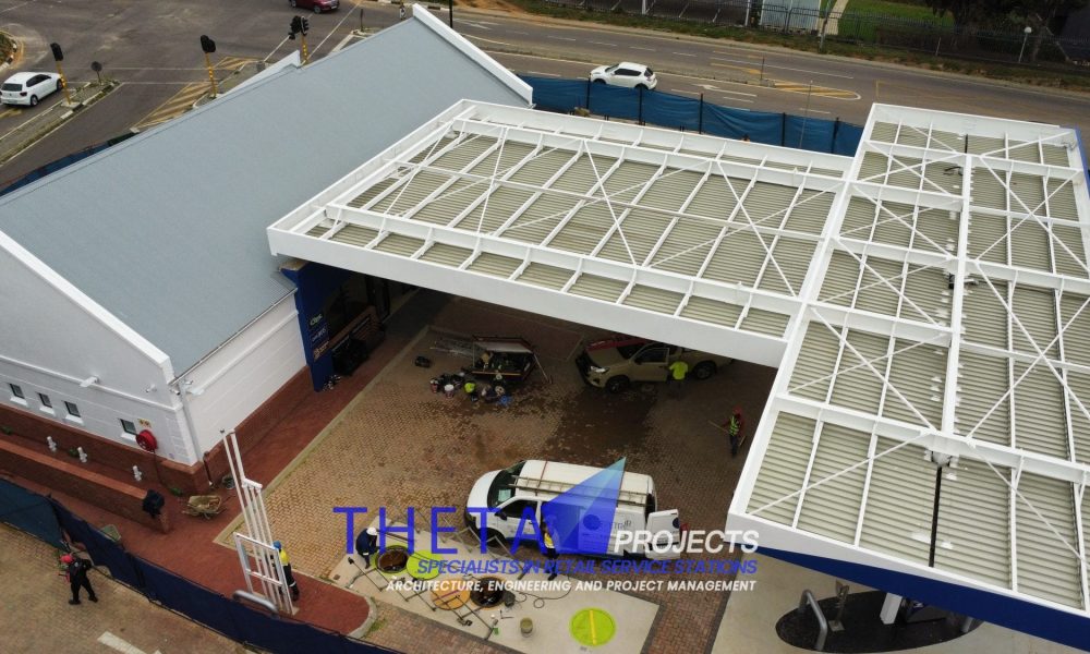 Theta Projects Brand New Site in Sunninghill, Gauteng Province. Entrance hall for Shop for Petrol Station finished project 3