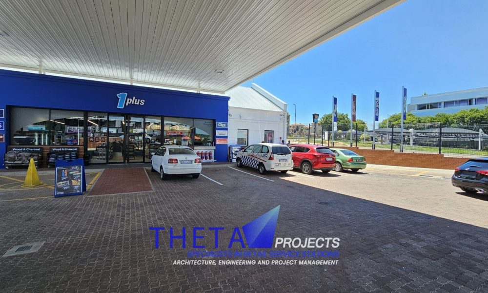 Theta Projects Brand New Site in Sunninghill, Gauteng Province. Entrance hall for Shop for Petrol Station