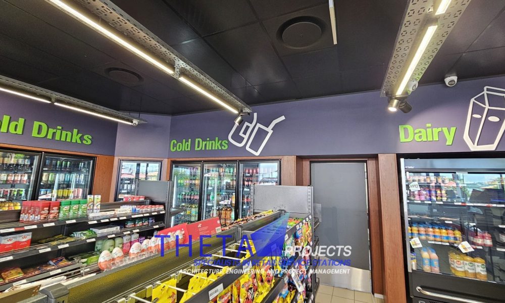 Theta Projects Brand New Site in Sunninghill, Gauteng Province. Shop for Petrol Station 1