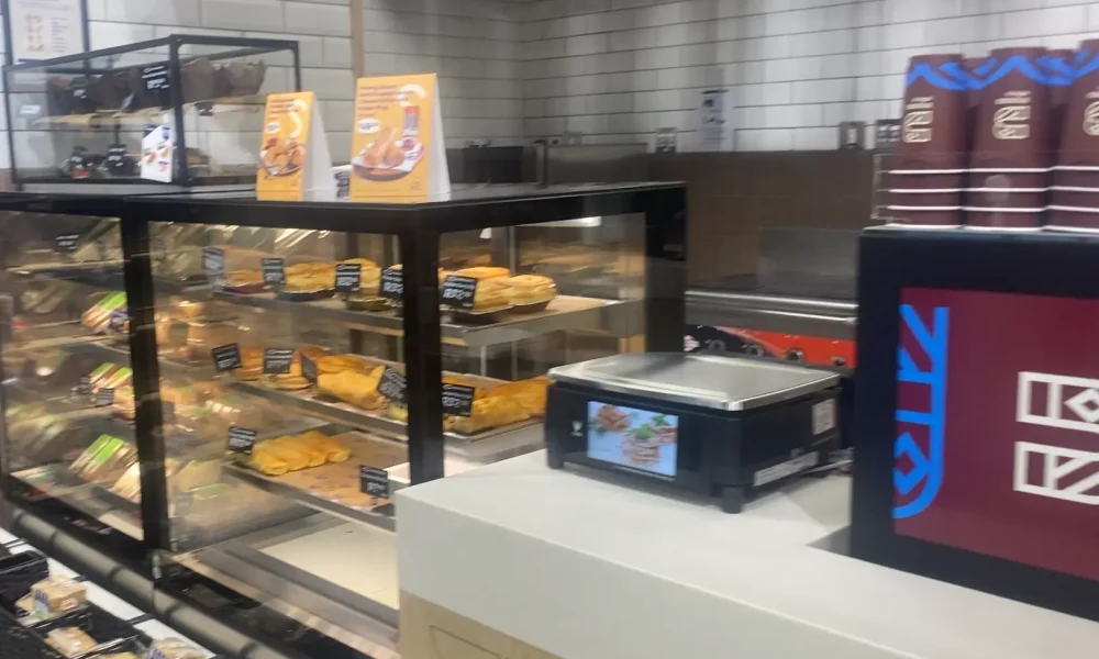 retail fuel station Kempton Park bakery display counter inside completed Quickshop retail area